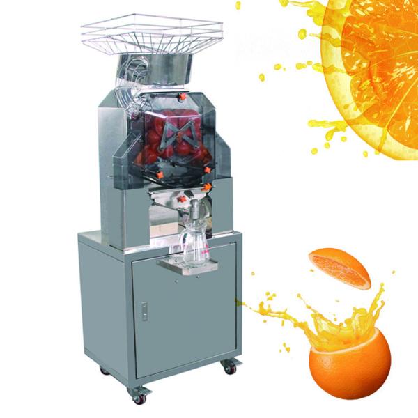 Commercial Fresh Squeezed Orange Juice Machine For Cafes / Juice Bars With Cabinet