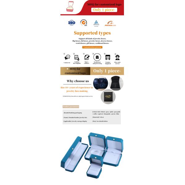 Custom Crown Shape Jewelry Storage Box in Green PU Leather for Bracelets and Earrings