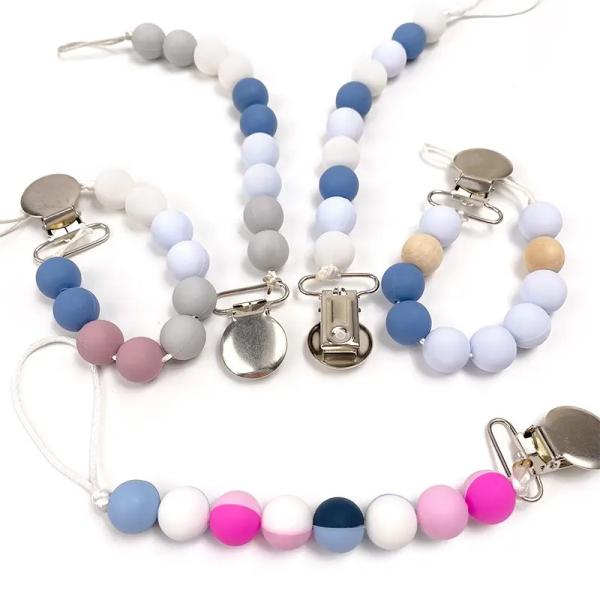 Силикон младенца прорезывания зубов сензорный забавляется портативное безвкусное прочное