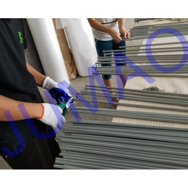 Corrosion Resistant Drapery Curtain Rods Powder Coating Pull Wand Baton With Clip