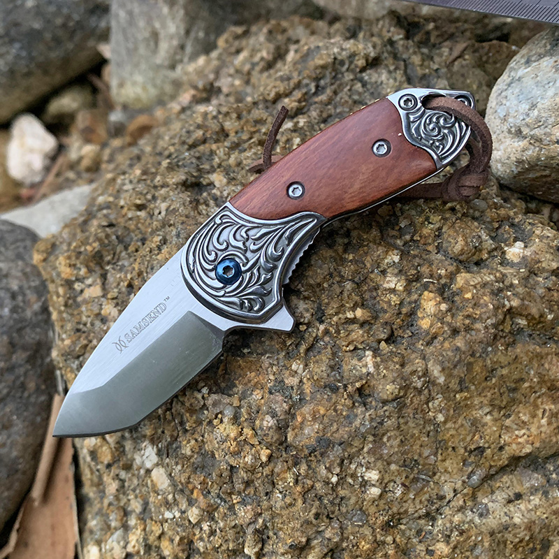 Tunafire Factory Direct VG10 Core Damascus Folding Knife Damascus Knife GT-DC372