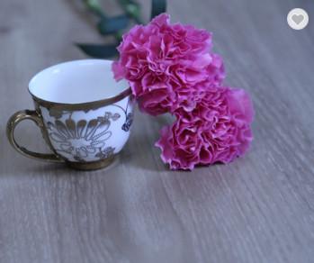 Wood Look Vinyl Flooring  UV Coating Surface Customized Color Interior Decoration