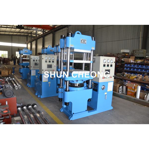 Automatic Rubber Vulcanizing Press Machine with Four-column Rigid Structure PLC/PC Controller and Dual-link Oil Pump