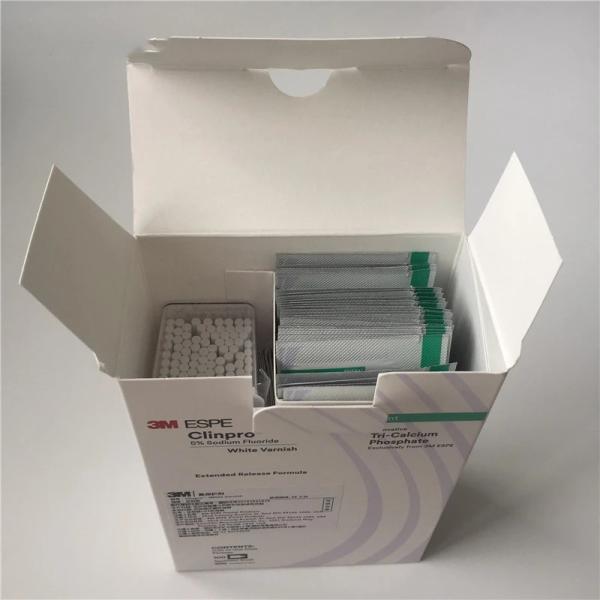 3M ESPE Dental Light Cure Unit 5% Sodium Fluoride White Varnish Mint Flavor