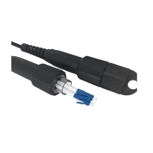 Водостойкий соединитель из волокон Простая установка Кабель из оптических волокон IP67 Водостойкие соединители