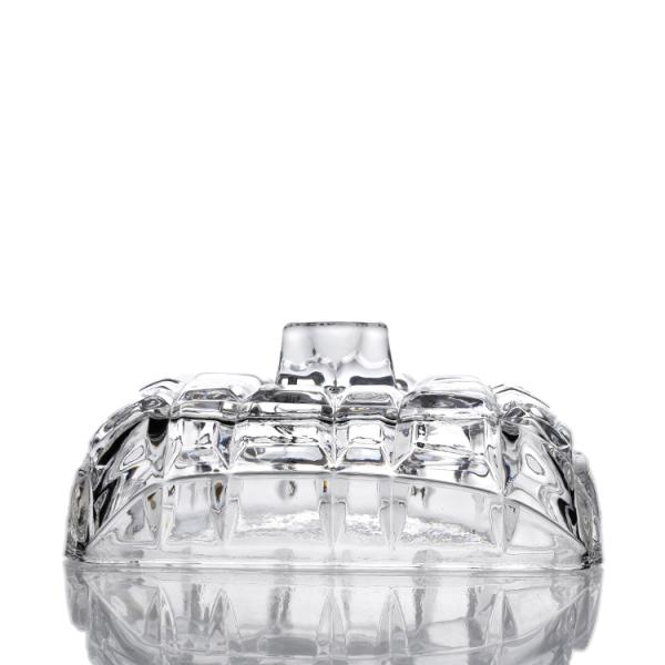 Clear Classic Pattern High Quality Butter Dish