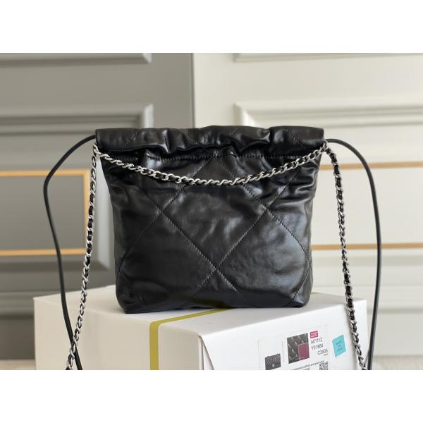 Chanel Branded Ladies Handbag 22B MINI 22S Calfskin Pink White Black Yellow