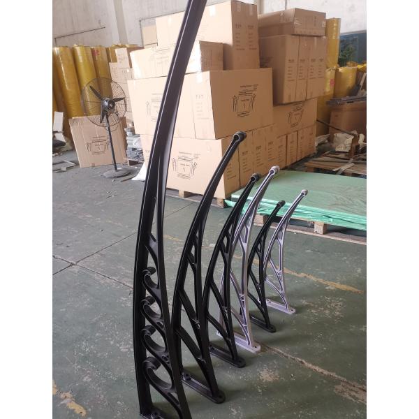 Sillones exteriores PC Canopy Bracket para láminas huecas o sólidas de policarbonato