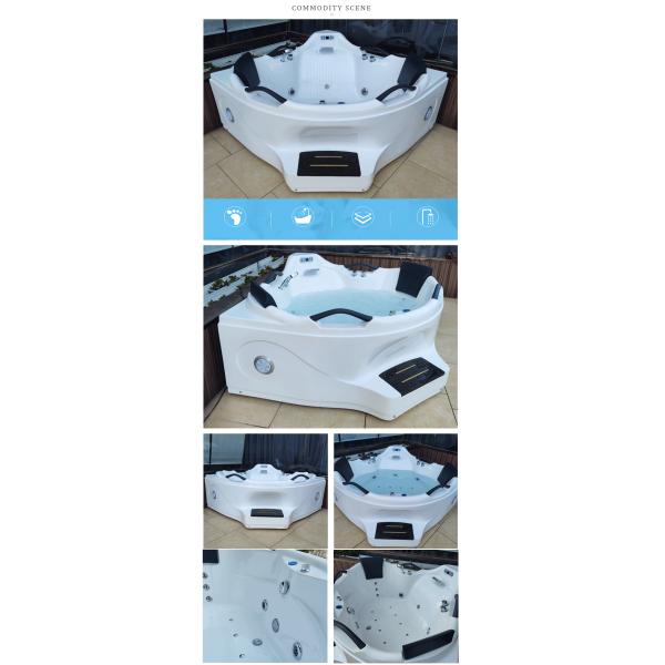 Акриловый Freestanding водоворот выпустил струю ванна и поливает комбинированное 1.6m