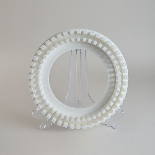 OEM Size ZrO2 Zirconia Ceramic Parts Ceramic Gear Ring High Strength