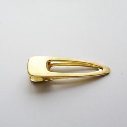 gold barrette hair clip for adults Korea Geometry Metal Spring Personalized Bobby Pins 8x2.2cm