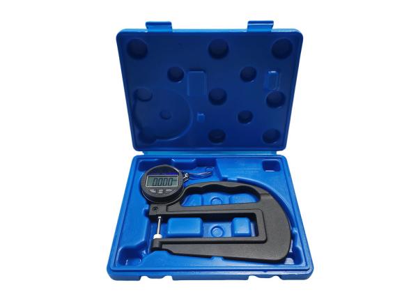 Medidor de espesor digital de 0-12.7 mm/0-0.5 con profundidad de medición de 120 mm y cara de medición de cerámica opcional