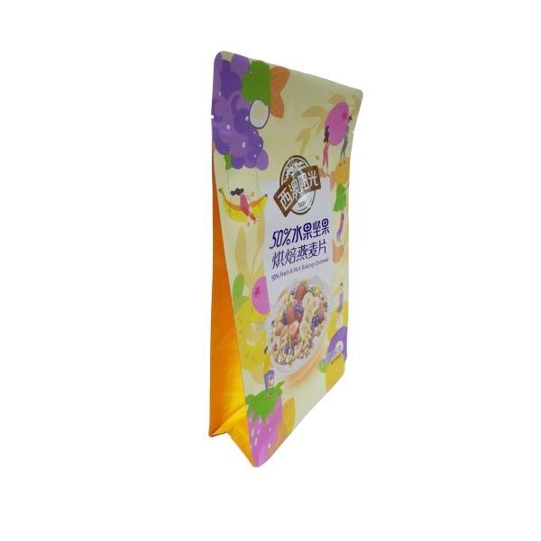 Impression sur papier sur mesure Fruits secs Noix d'avoine Pâte cuisson emballage de qualité alimentaire