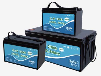 Safe 12.8V 25.6V Lithium Ion LiFePO4 Battery High Cycle Fast Charging
