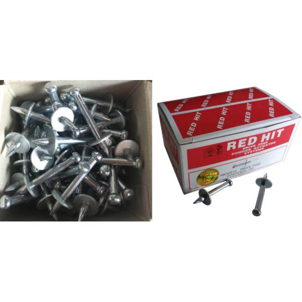 Secure Your Ceiling with 32MM RED HIT Concrete Nail Ceiling Clips and 12mm Washer Dia