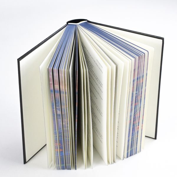 Square Spine Hardcover Books Printing Black And White Custom Printing Book