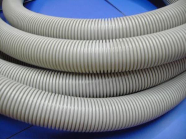 Waterproof Heavy Duty Plastic Pipe , Flexible Corrugated PVC Conduit Lightweight
