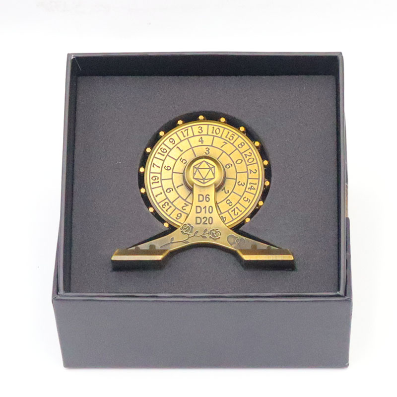 Premium Zinc Alloy Metal Ferris Wheel Dice Spinner with 7-in-1 Dice Functionality and High-Speed Silent Bearing