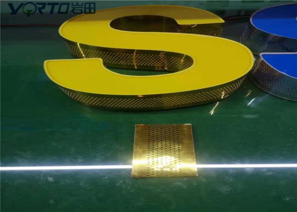 Olá! canal de alumínio conduzido, letras da força de canal feitas sob encomenda para iluminar palavras do refletor