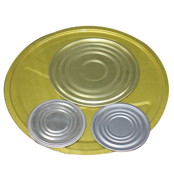 209# 62mm Electrolytic Tin Plate Can Lid For Bean Tomato Can Packaging DR9 Grade