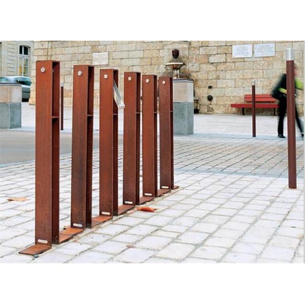 Шкаф велосипеда Corten на открытом воздухе стойки цикла Guardia металла уличной мебели стальной