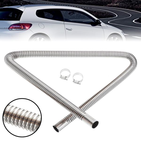 25mm Diameter 300cm Long Air Parking Heater Ducting Exhaust Pipe Hose Tube Muffler Silencer