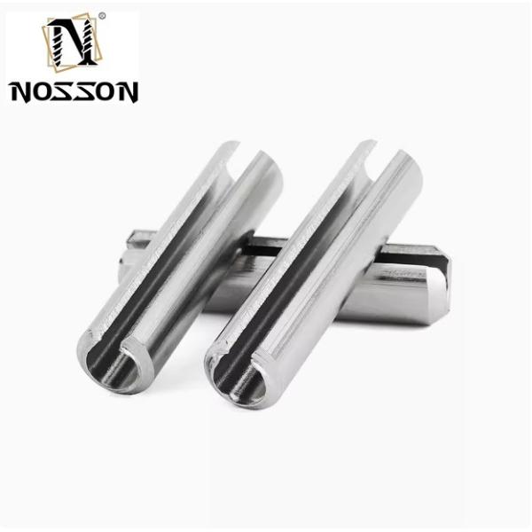 Black Coated Spring Steel Slotted Heavy Duty Rolling Spring Pin with High Corrosion Resistance DIN1444 Standard