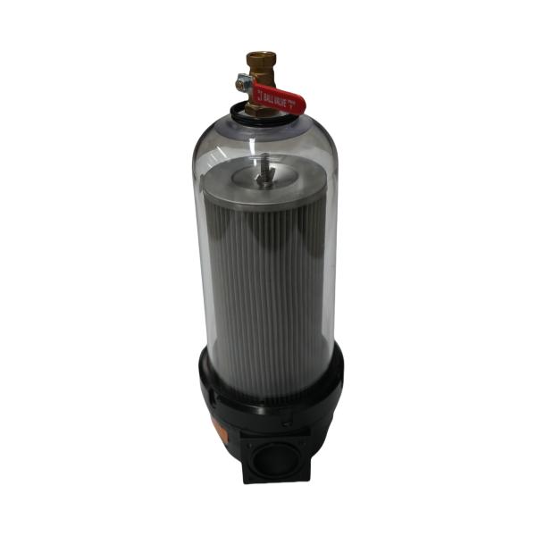 Nut-Type Water Filter Assembly, Sanitation & Sweeper-Scrubber Truck Accessory, High-Precision Filtration, Water Purification, Transparent Housing, Durable, Efficient Impurity Removal