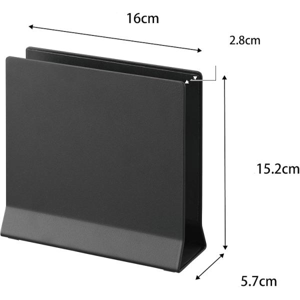 Идеальное стоящее ноутбуковое хранилище Металлический стройный ноутбук стоящий черный башня организатор