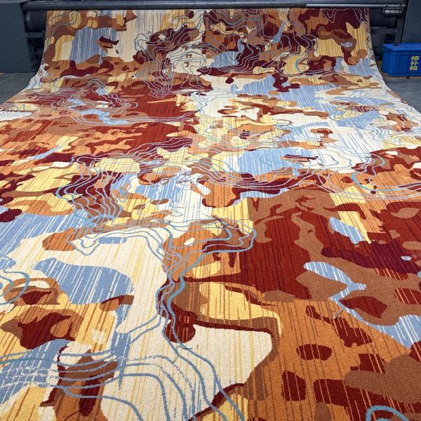 PRAYER Western Corridor Axminster Carpet in Rectangle Shape with Nylon Material and Long