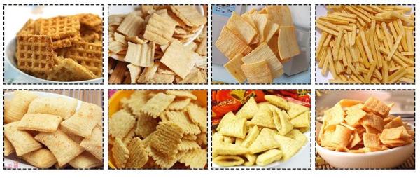Norme frite automatique de la CE de machines de granule de casse-croûte de la nourriture 3D d'extrusion