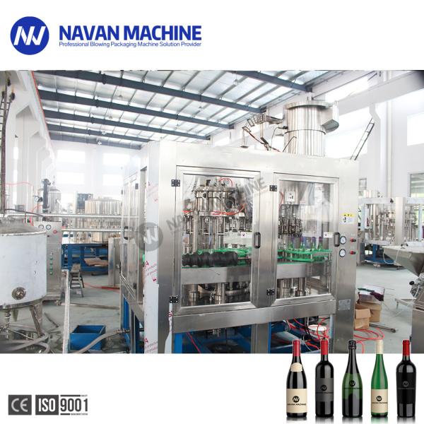Auto 2 In 1 Glass Bottle Sparkling Drink Wine Filling Capping Machine