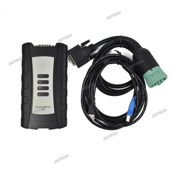 V5.3 Agriculture Construction Electronic Data Link EDL V3 Diagnostic kit Service Advisor EDL V3 scanner tool+CF19 Laptop