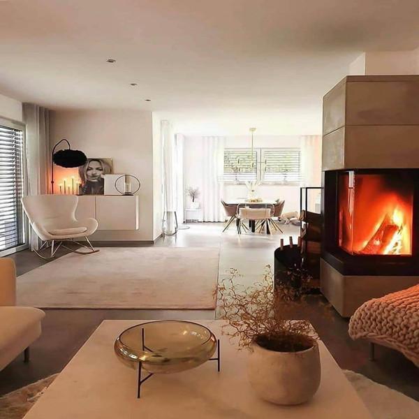 2 casa de aço da casa de campo da luz dos quartos 200m2 dos assoalhos 5