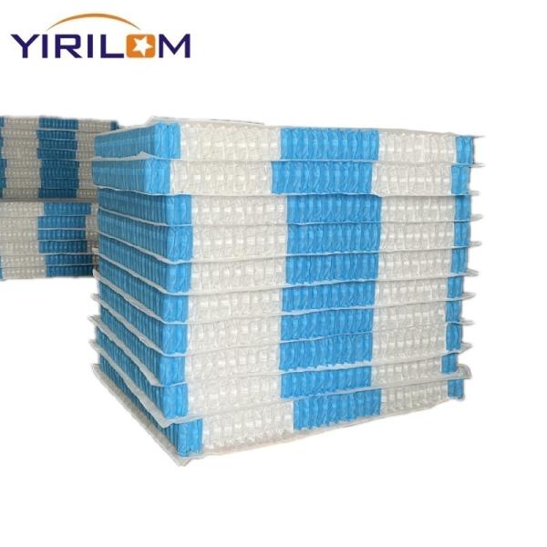King Size Pocket Spring Mattress Unit 1.8mm Steel Wire 5.5 Turns