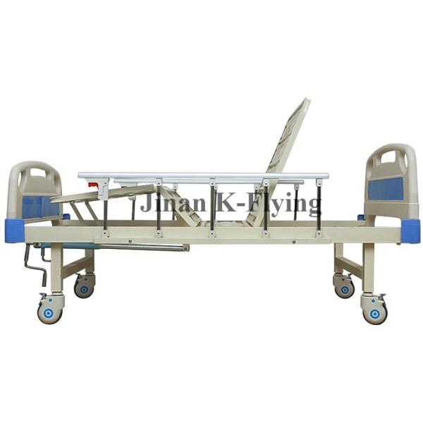 CE Nursing Care Bed , Two Functions Manual Hospital Bed