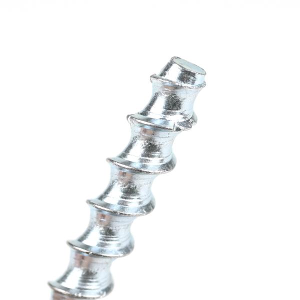 Цинковая облицовка кладбищный винт шестеренный фланц бетонный винт болт M8 60 мм углеродистая сталь цементный якорь