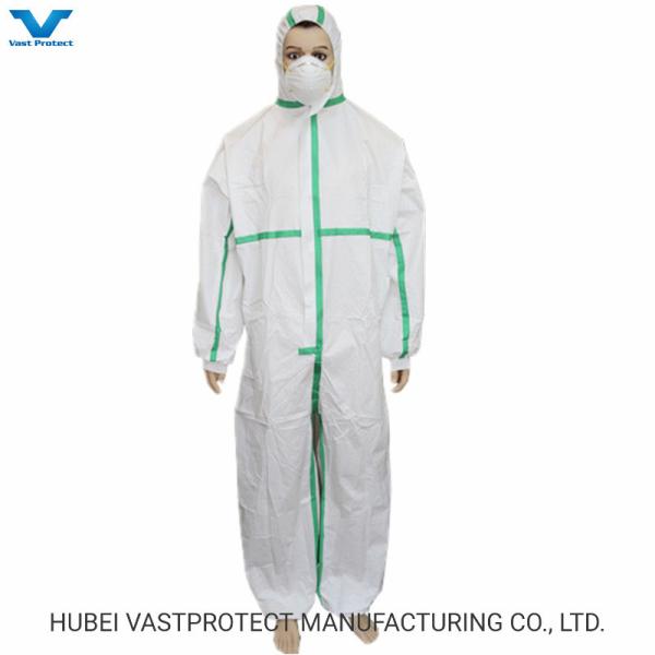 Vestuário de protecção E.P.P. de segurança industrial Trajes de trabalho descartáveis para uso industrial