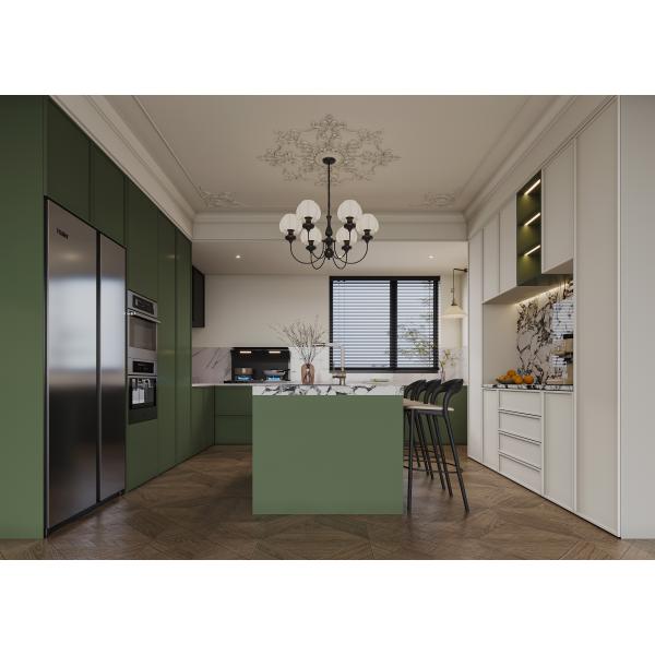 Customized MDF MFC Chipboard Cabinet Set Modular Kitchen Cabinetry