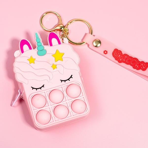 Customization Kids Makeup Kit Makeup Toys For 5 Year Olds With Pop It Purse