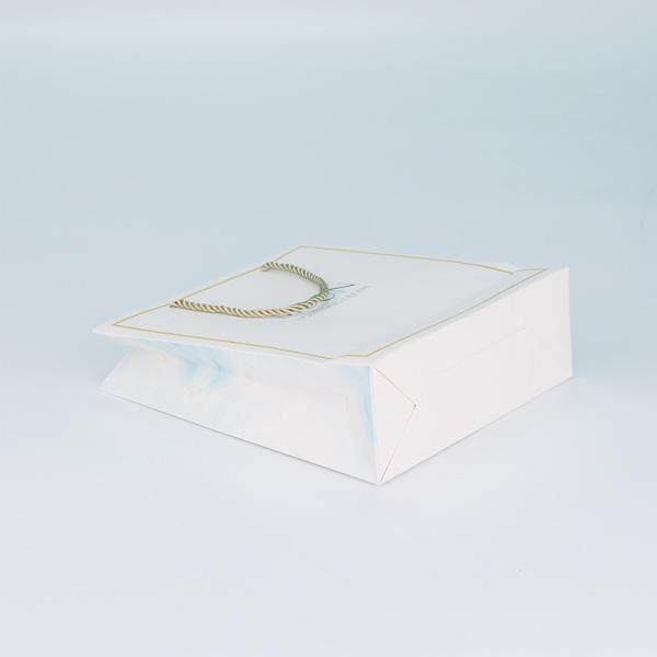 Compostable  21*11*27cm 90gsm Shopping Packaging Carrier Bag