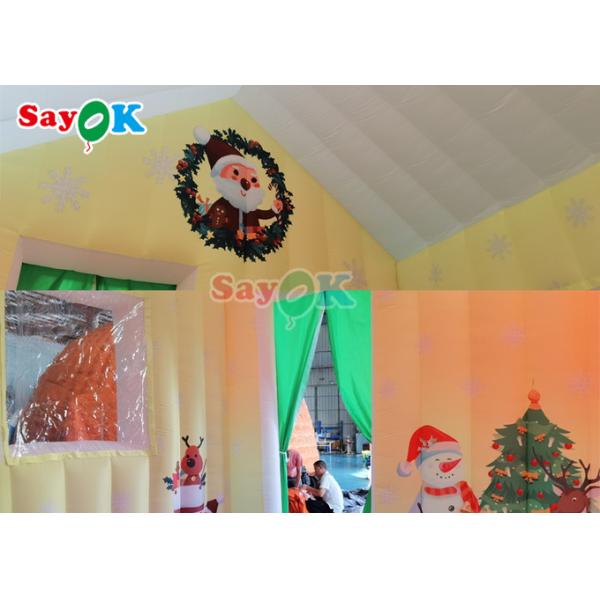 Oxford Cloth Giant Inflatable Christmas House Outdoor Camping Tent House