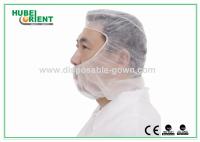 Capuche souple respirante Snood Capuche jetable en blanc bleu pour utilisation en usine