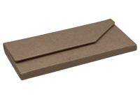 Ouro Logo Handmade Collapsible Eyeglass Case feito sob encomenda