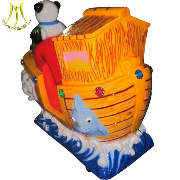 Hansel amusement park coin operated video game panda ship swing chair for sale
