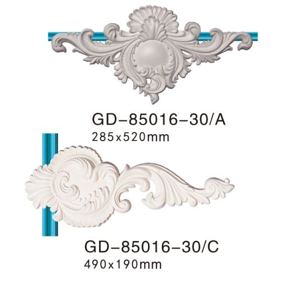 GD-85016-30 Eco-Friendly Polyurethane Foam Panel Anti-Aging Decorating Ceiling Tiles For Living Room