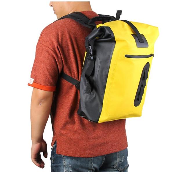 500D Waterproof Roll Top Backpack Oem Logo , Waterproof Floating Backpack