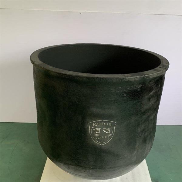 Graphite Silver Melting Crucible For Metal Casting Needs Chemical Resistant