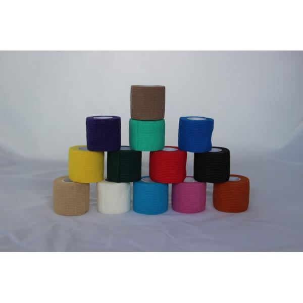 Vendaje no tejido flexible cohesivo del abrigo de la compresión