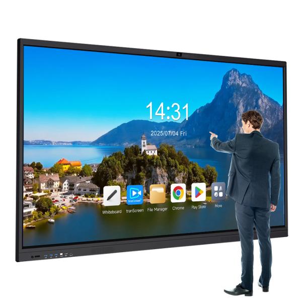 Factory Price Customized 55 65 75 86 Inch Ultra 4K HD Interactive Whiteboard Display Panel Smart Board for Sale